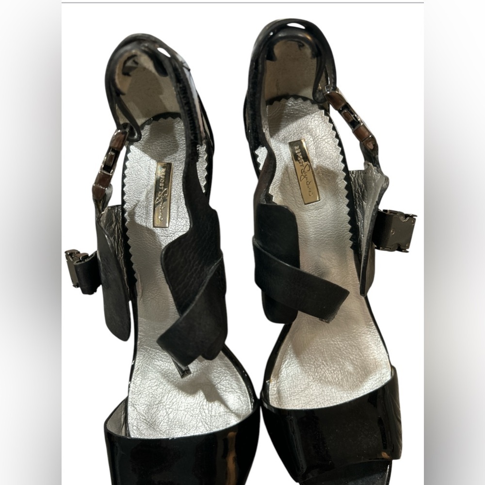 Report Signature Randolph black patent leather 5” heels. Size 8.5. EUC - Picture 5 of 5